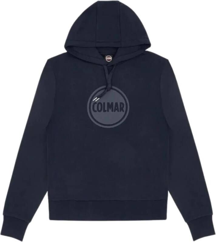 Colmar Herenhoodie met logo Blauw Heren