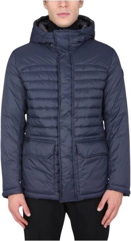 Colmar Hoodie met Logo Patch Blauw Heren
