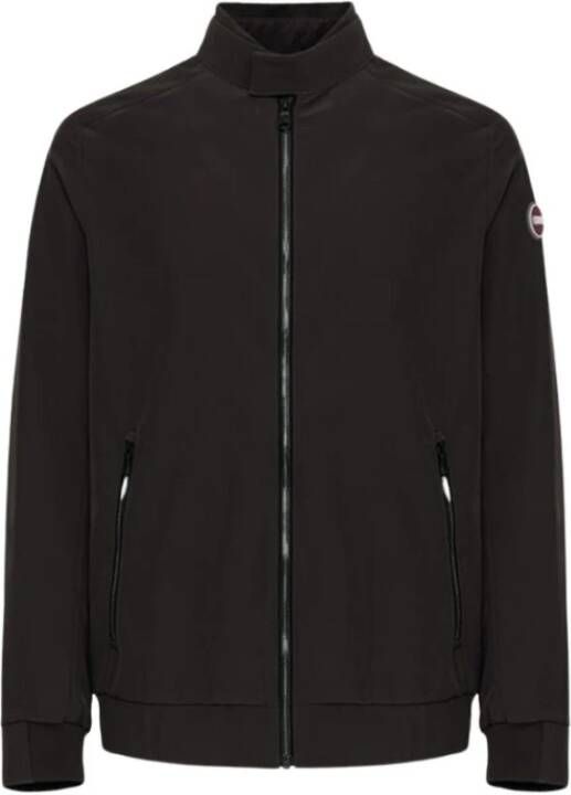 Colmar Waterdichte Zwarte Jas met Ribdetails Black Heren