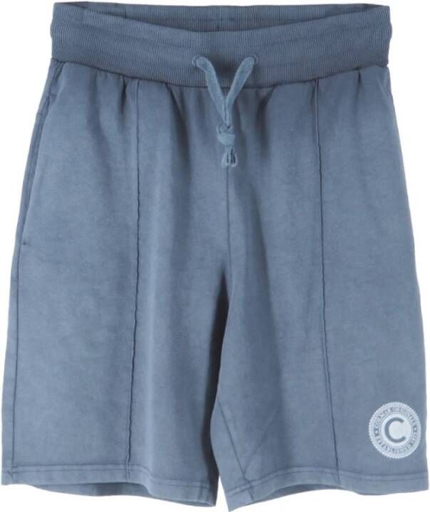 Colmar Stijlvolle Navy Blue Sweat Shorts Blauw Heren