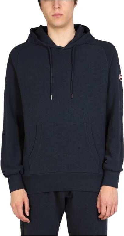 Colmar Sweatshirt met logo -patch Blauw Heren