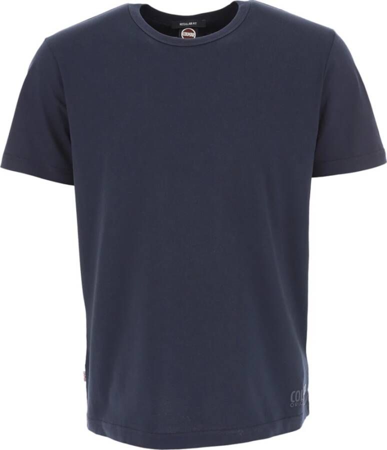 Colmar Girocollo Heren T-shirt Blauw Heren