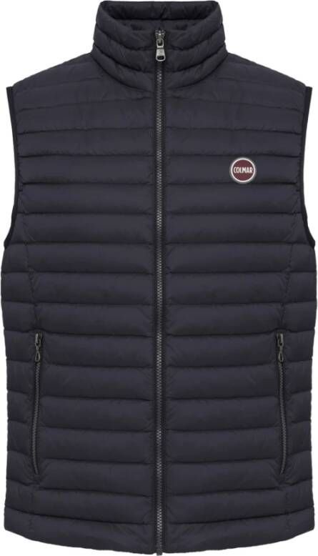 Colmar Ultralichte Bodywarmer van Gerecyclede Stof met Gewatteerde Kraag Blauw Heren