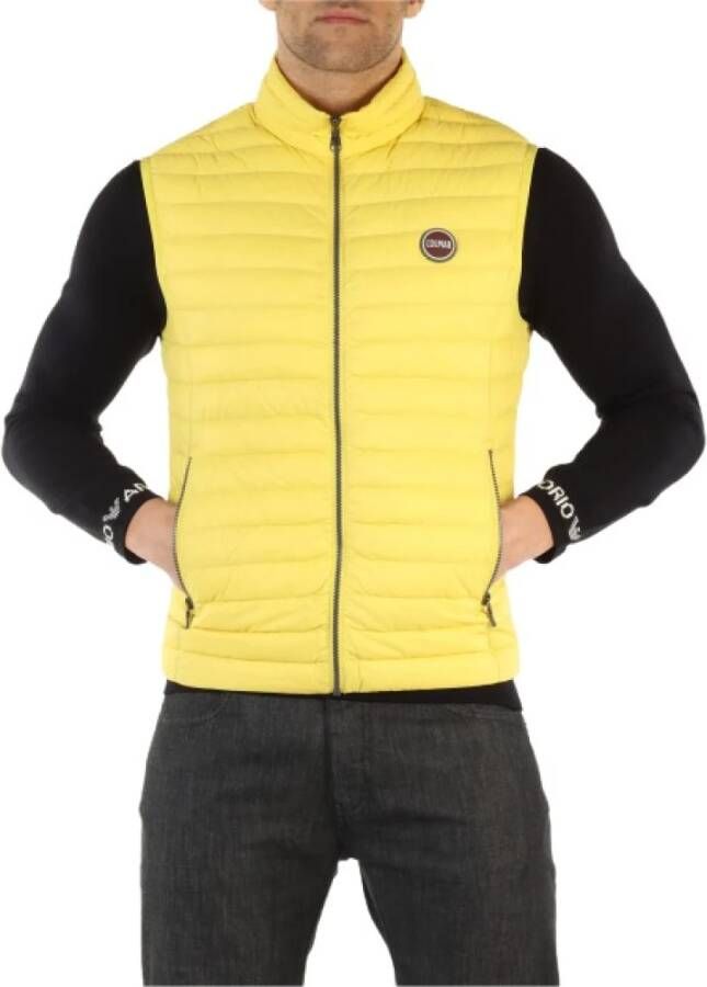 Colmar Lichtgewicht mouwloos donsvest Yellow Heren