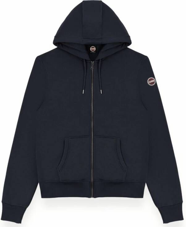 Colmar Volledig zip sweatshirt met kap en handwarmerzakken Blauw Heren