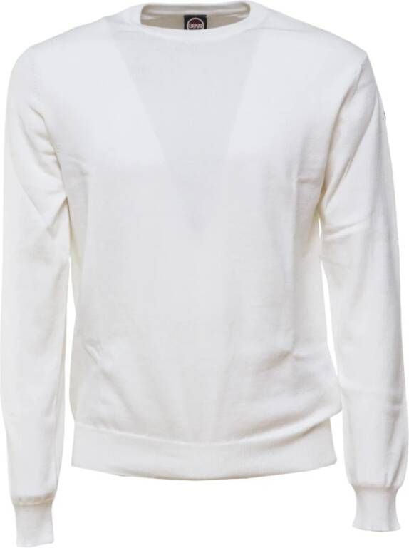 Colmar Witte Katoenen Crew Neck Pullover Stijl 4473 2XH Wit Heren