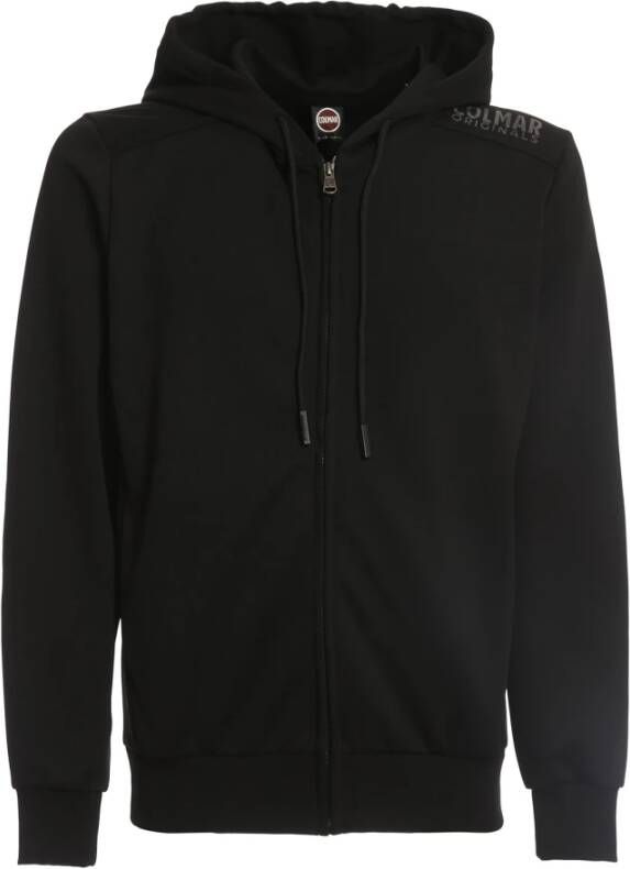 Colmar Heren Zip Hoodie Origineel Logo Black Heren