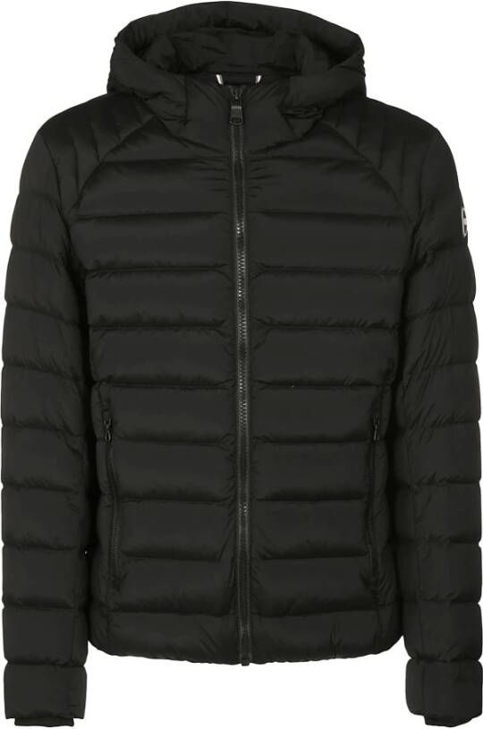 Colmar Zwarte gewatteerde jas met capuchon Black Heren
