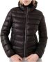 Colmar Damesjas met vaste capuchon gemaakt van gerecycled materiaal en met natuurlijke veren vulling Black Dames - Thumbnail 3
