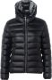 Colmar Damesjas met vaste capuchon gemaakt van gerecycled materiaal en met natuurlijke veren vulling Black Dames - Thumbnail 7