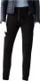 Colmar Zwarte Fluwelen Broek met Glitterprint Black Dames - Thumbnail 1