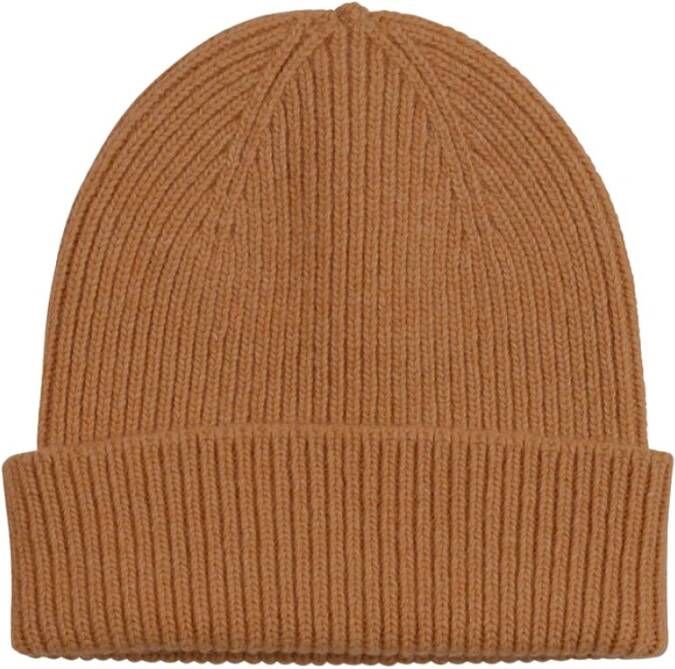 Colorful Standard Beanie Brown Heren
