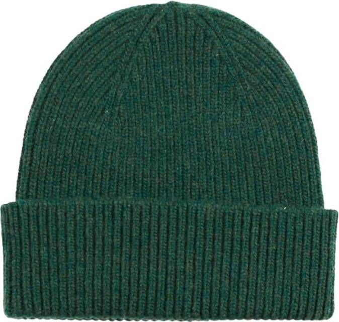 Colorful Standard Merino Wollen Hoed in Smaragdgroen Green Unisex