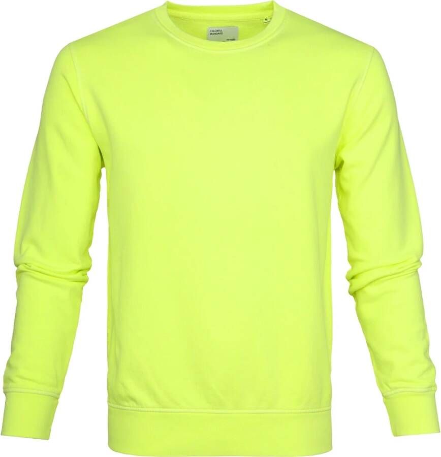 Colorful Standard Cstandard Sweater Geel Heren