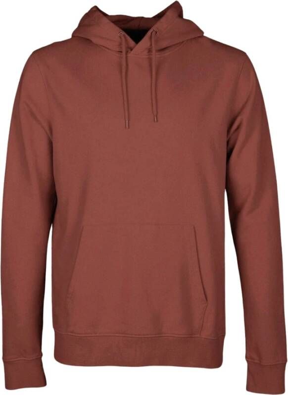 Colorful Standard Hooded sweatshirt Classic Organic Cinnamon Brown Bruin Heren