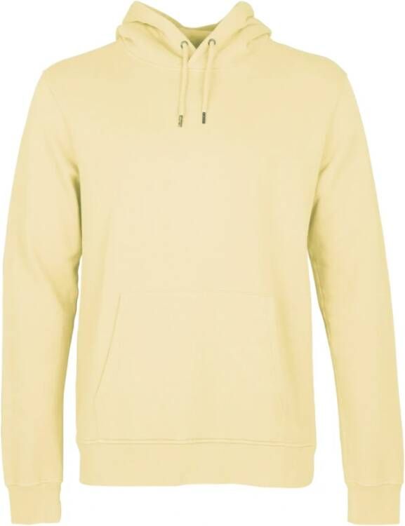 Colorful Standard Hooded sweatshirt Classic Organic soft yellow Geel Heren