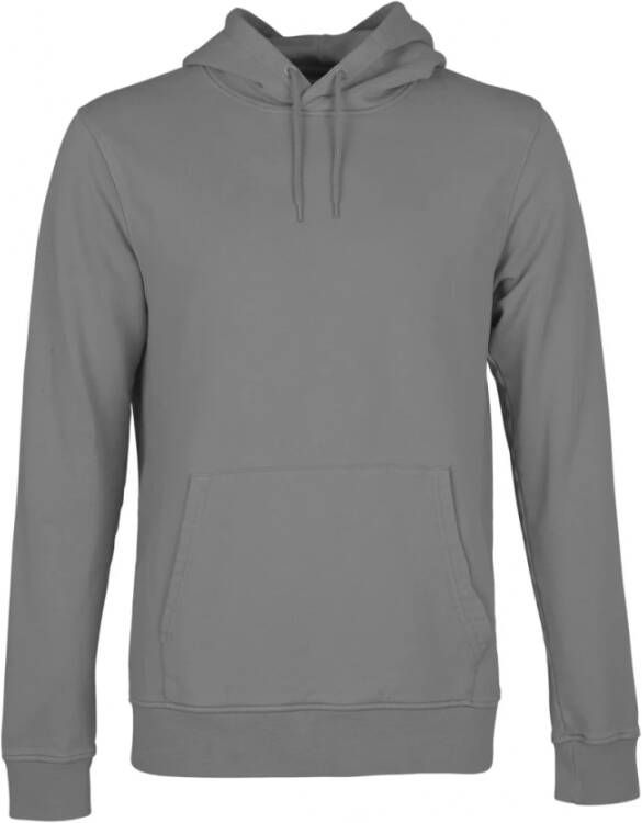 Colorful Standard Hooded sweatshirt Classic Organic storm grey Grijs Heren