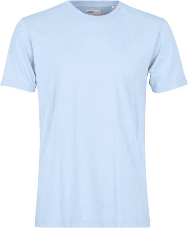 Colorful Standard Klassiek organisch T-shirt Blauw Heren