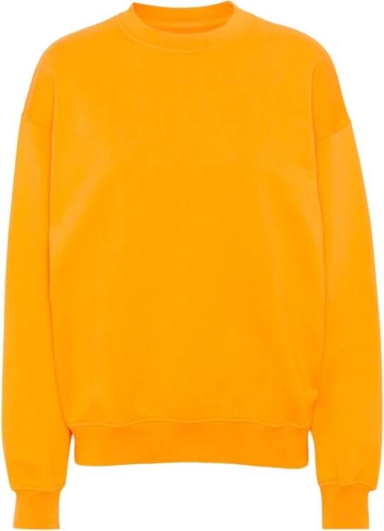 Colorful Standard Organisch oversized crew sweatshirt Orange Brown Heren