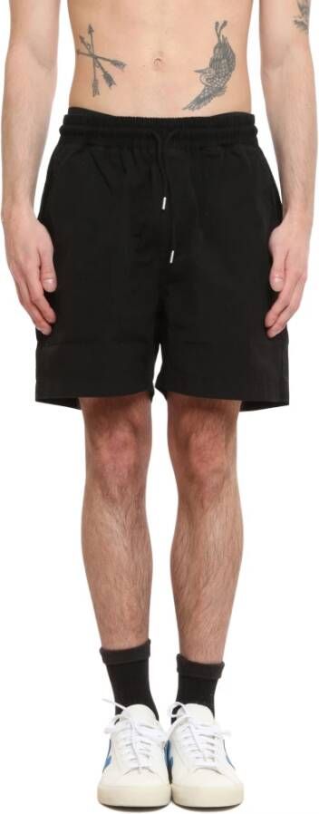 Colorful Standard Organische twill shorts Zwart Heren