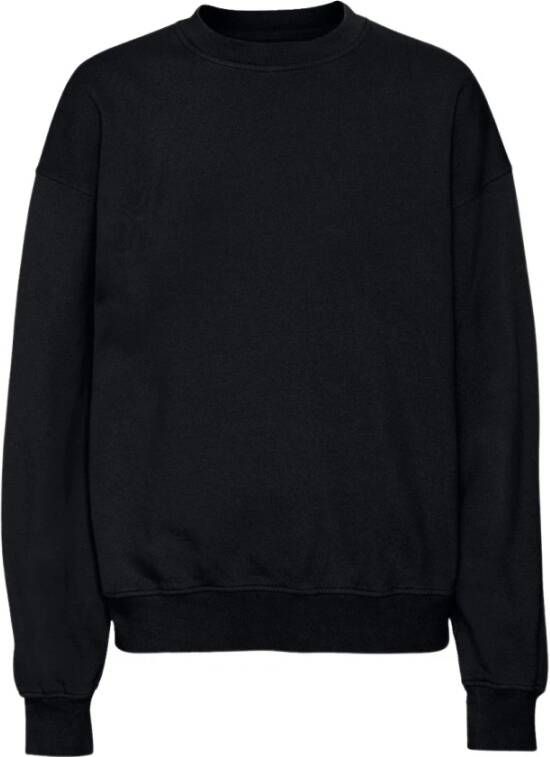 Colorful Standard Round Neck Overbsize sweatshirt Zwart Heren