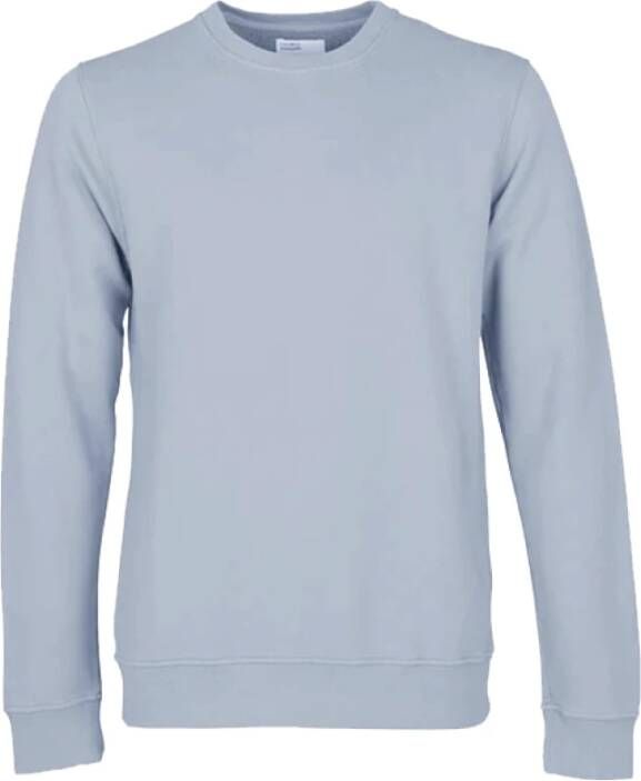 Colorful Standard Sweatshirt Blauw Heren