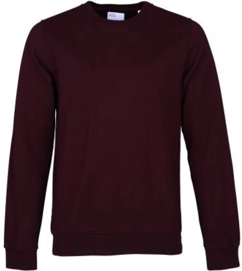 Colorful Standard Sweatshirt Rood Heren