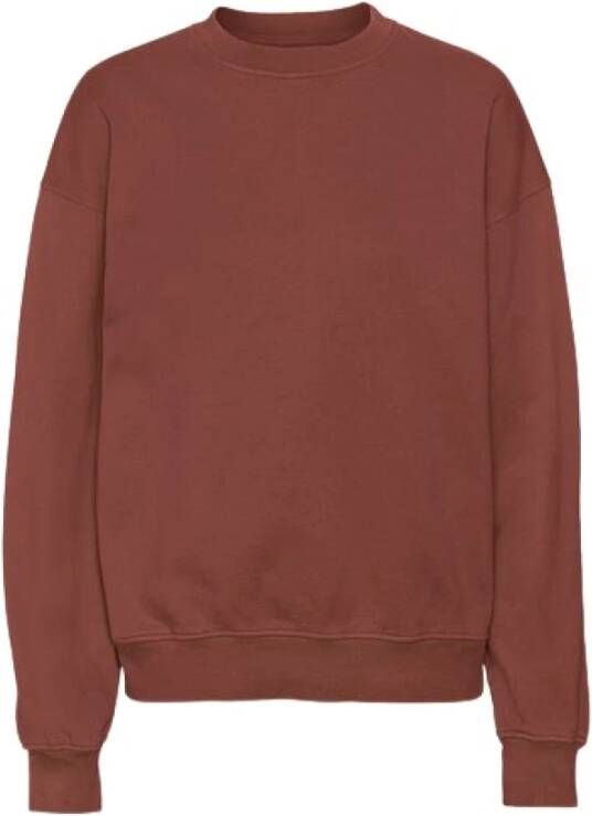 Colorful Standard Sweatshirts Bruin Heren