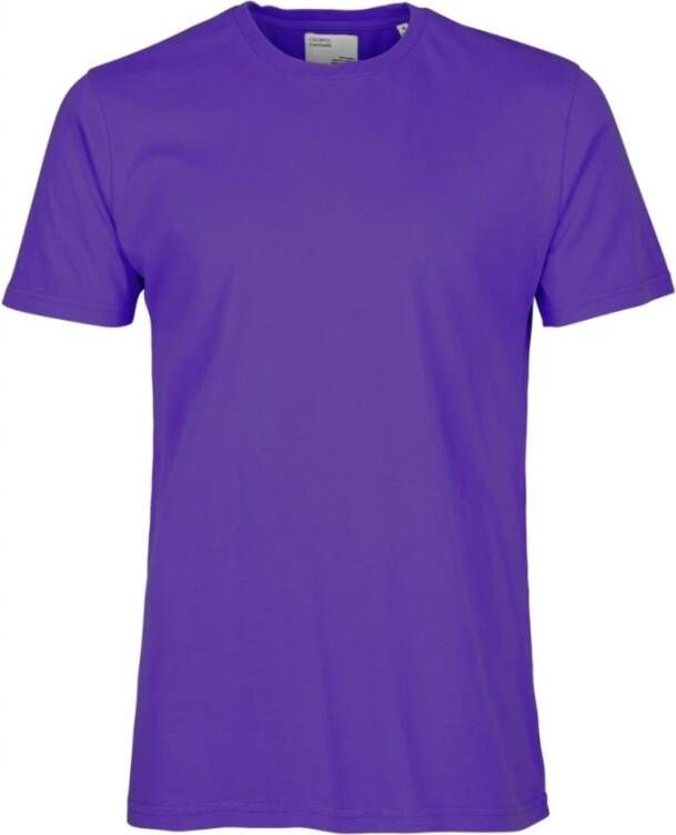 Colorful Standard T-shirt Classic Organic ultra violet Purple Heren