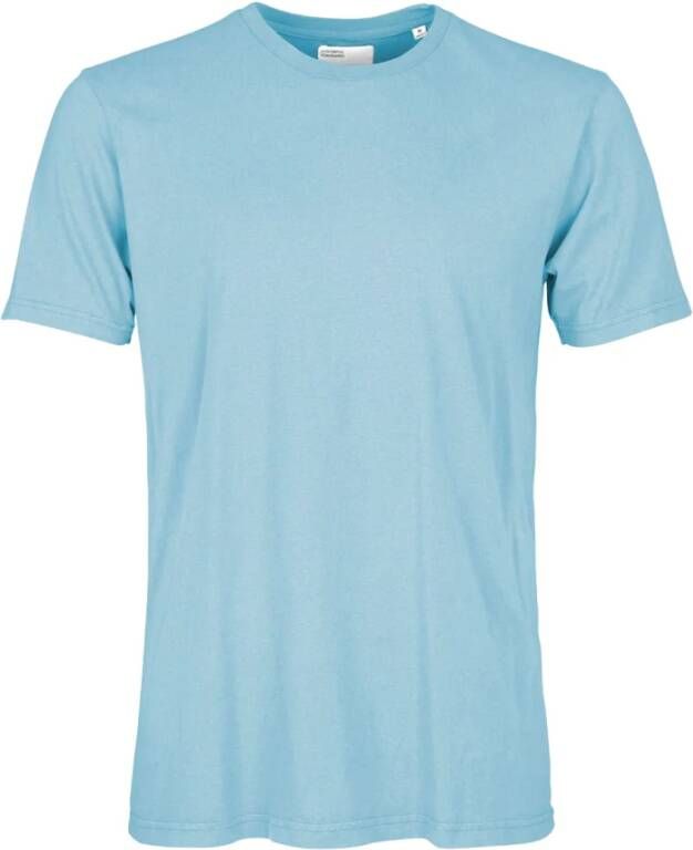 Colorful Standard T-shirt Classic Organic Blauw Heren