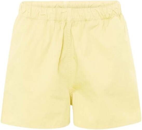 Colorful Standard Women Organic Twill Shorts Yellow Dames