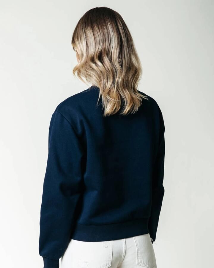 COLOURFUL REBEL Dames Truien & Vesten College 1986 Embro Relaxed Sweat Blauw - Foto 6