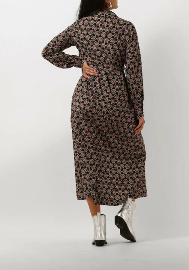 COLOURFUL REBEL Dames Jurken Dalia Graphic Flower Maxi Shirt Dress Multi - Foto 2