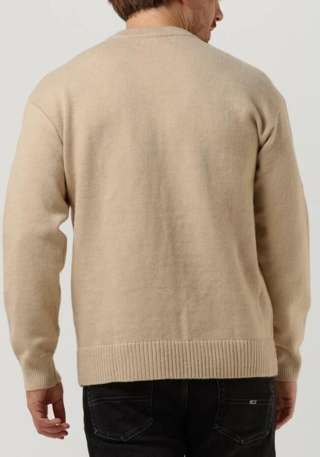 COLOURFUL REBEL Heren Truien & Vesten Flake Heavy Knit Sweater Zand - Foto 2