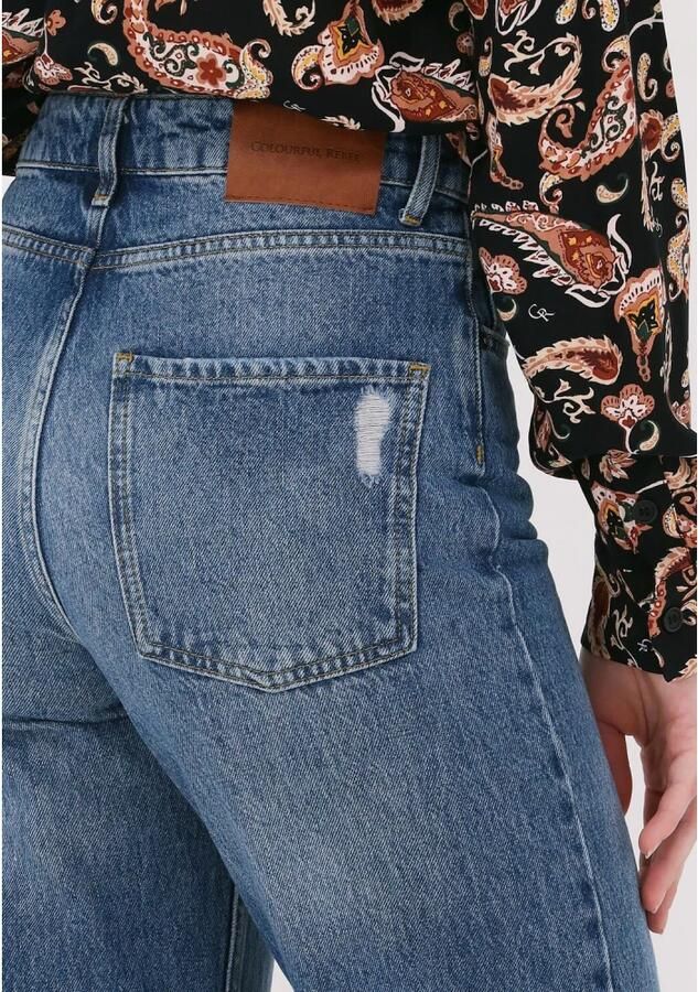 Colourful rebel Blauwe Wide Jeans Gaia High Rise Wide Leg Denim Pants - Foto 4