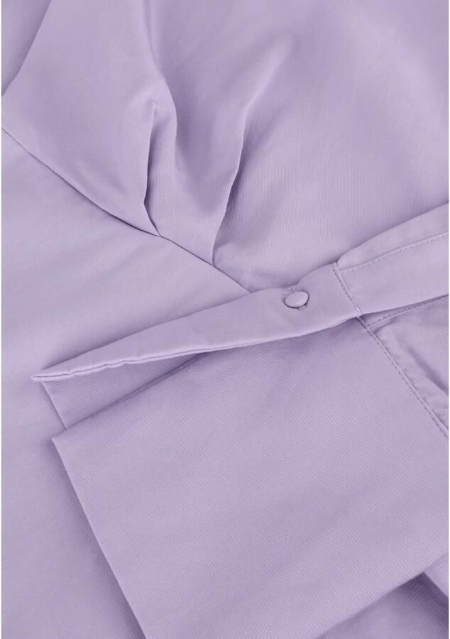 COLOURFUL REBEL Dames Jurken Runa Uni Fake Wrap Dress Lila