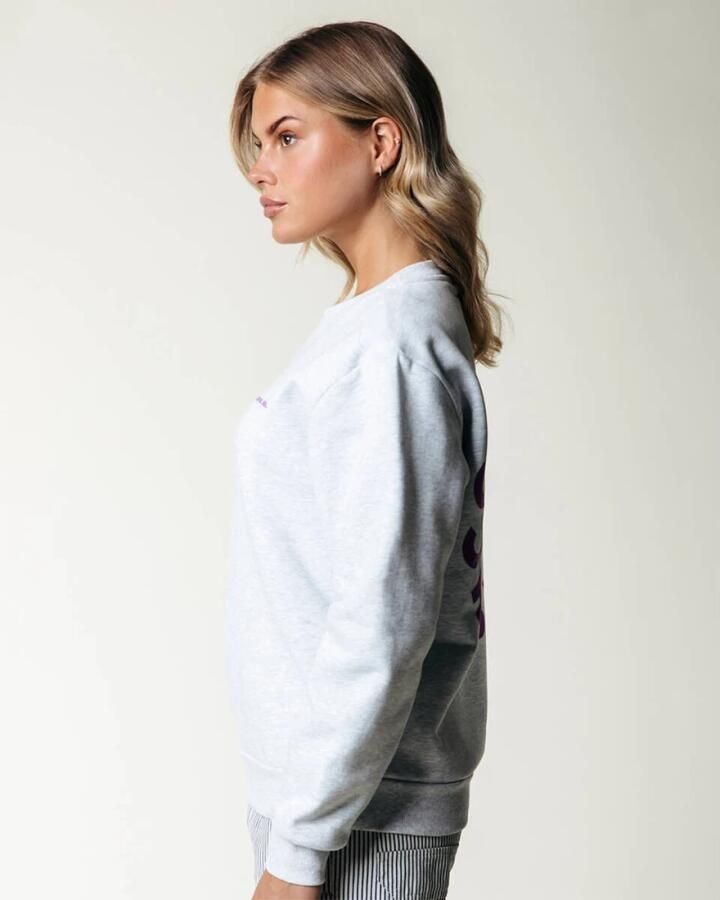 Colourful Rebel Logo Circle Relaxte Sweater Blue Dames - Foto 3