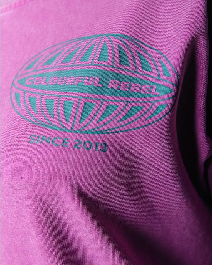 Colourful Rebel Racer Logo Longsleeve Tee Pink Dames - Foto 2