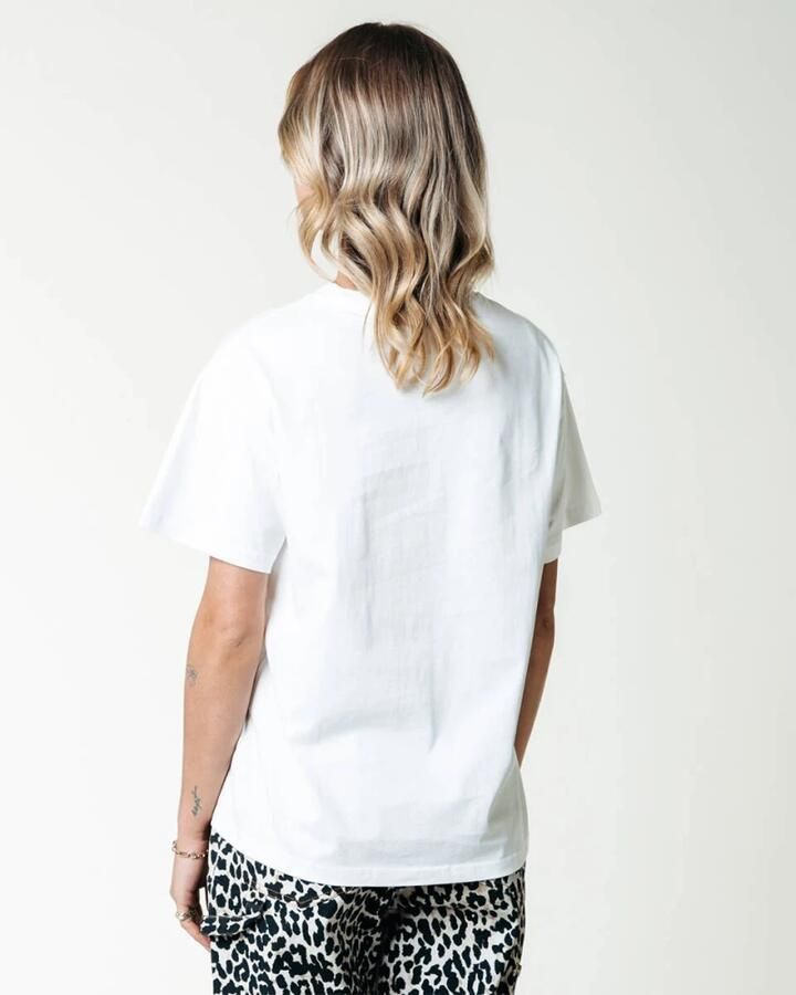 Colourful Rebel Racing Loosefit Tee White Dames - Foto 2