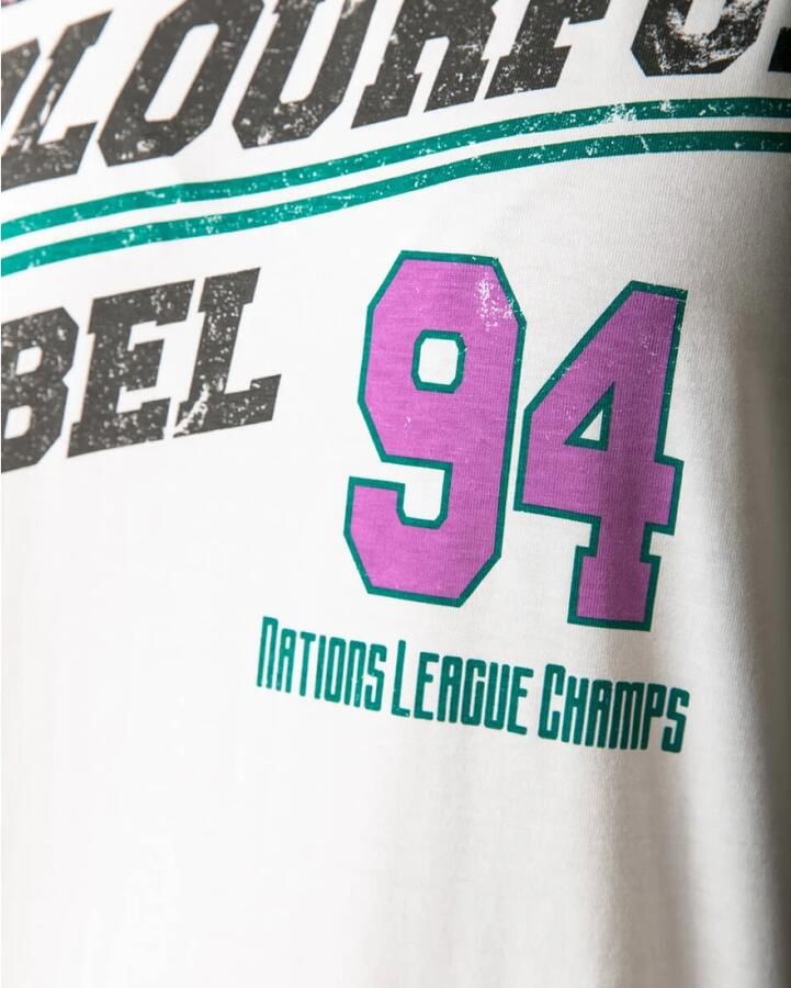 Colourful Rebel Rugby Loosefit Tee White Dames - Foto 2