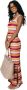 Colourful Rebel gestreepte gehaakte maxi jurk Alizee Crochet Stripe Maxi Dress multi - Thumbnail 3