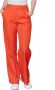 Colourful Rebel high waist straight fit pantalon Rus Pintuck oranje - Thumbnail 3
