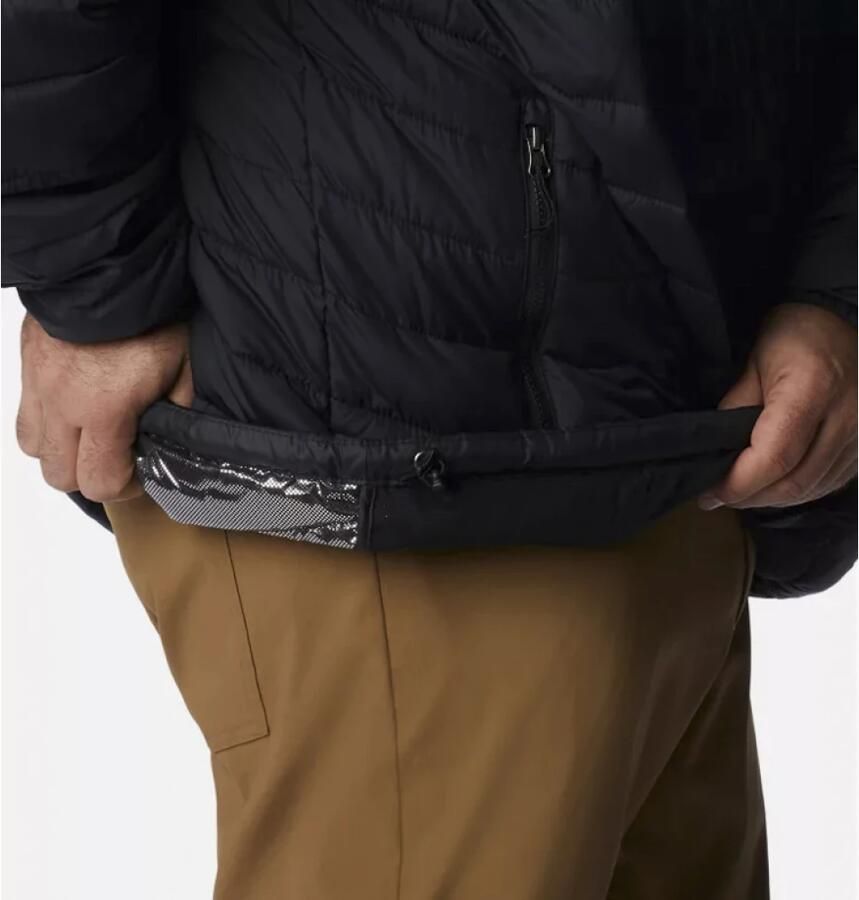 Columbia Zwarte Thermoreflecterende Jas Zwart Heren