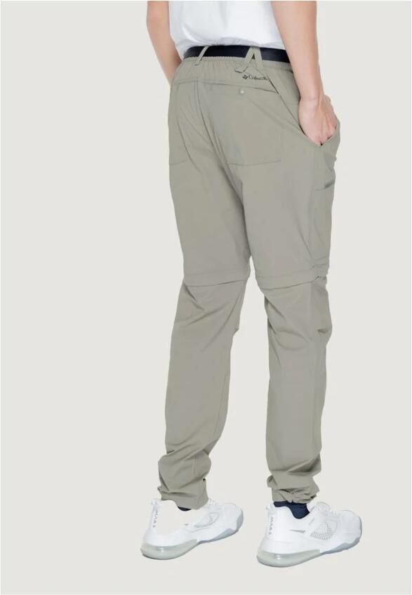 Columbia Groene Nylon Convertible Broek Regular Fit Green Heren