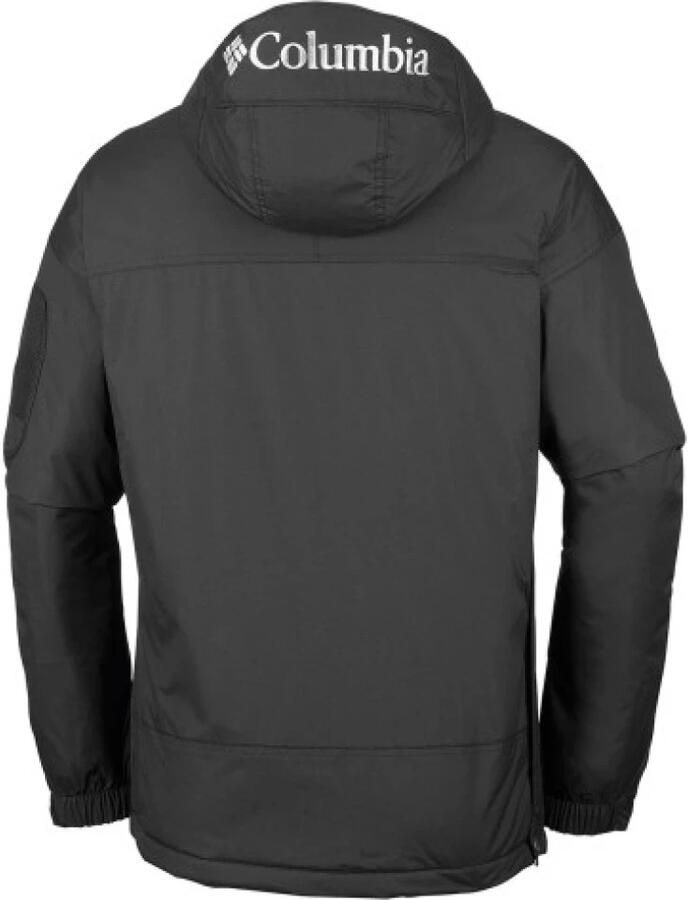 Columbia Zwarte Pullover Anorak Jas met Hoge Hals Black Heren - Foto 4
