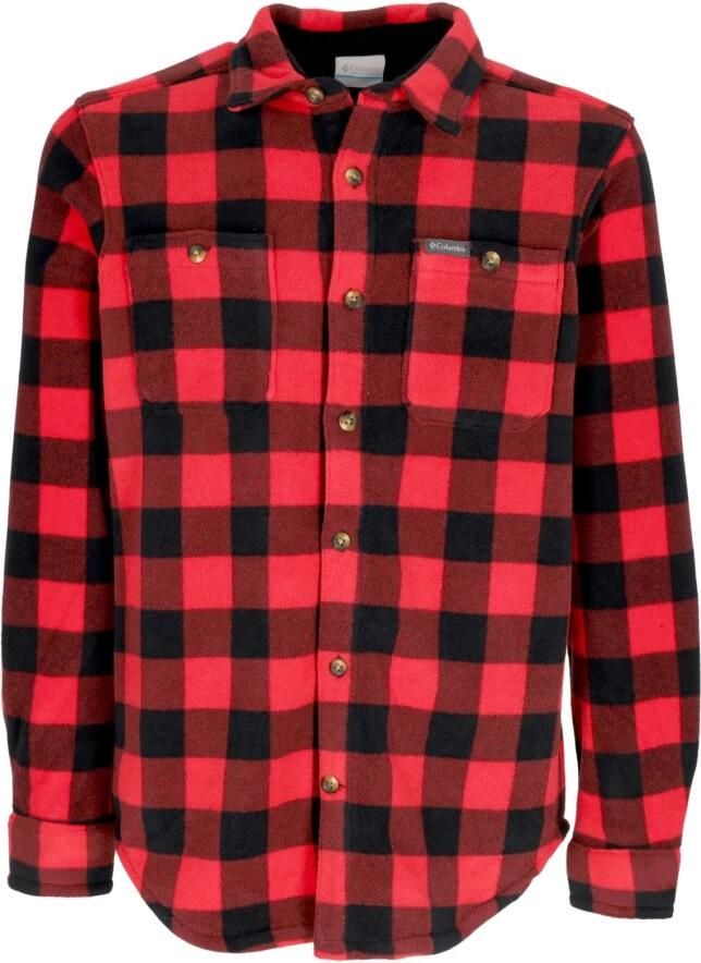 Columbia Rood Geruit Flare Gun Fleece Overhemd Multicolor Heren - Foto 2