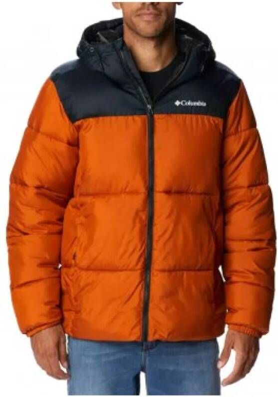 Columbia Down Jackets Oranje Heren