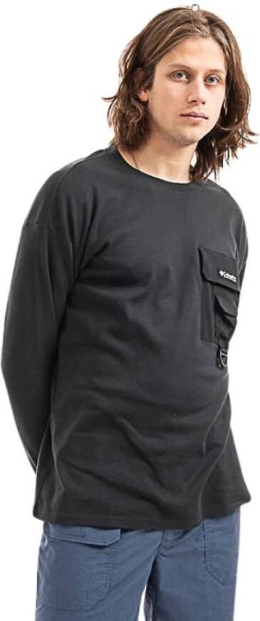 Columbia Field Creek Doubleknit Long Sleeve 1993233 010 T -shirt Grijs Heren