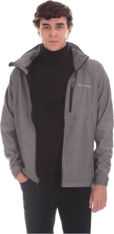 Columbia Sportieve Technische Stofjas met Rits Gray Heren