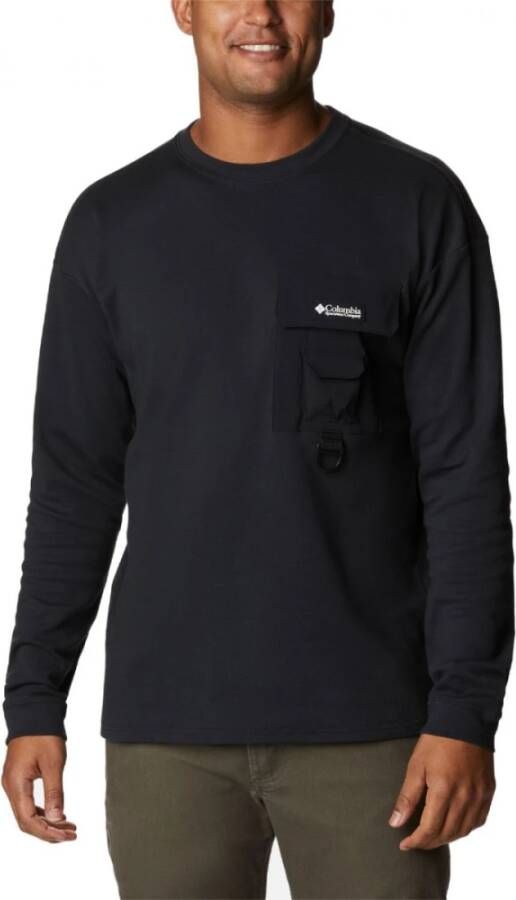 Columbia Field Creek Doubleknit Long Sleeve 1993233 010 T -shirt Grijs Heren